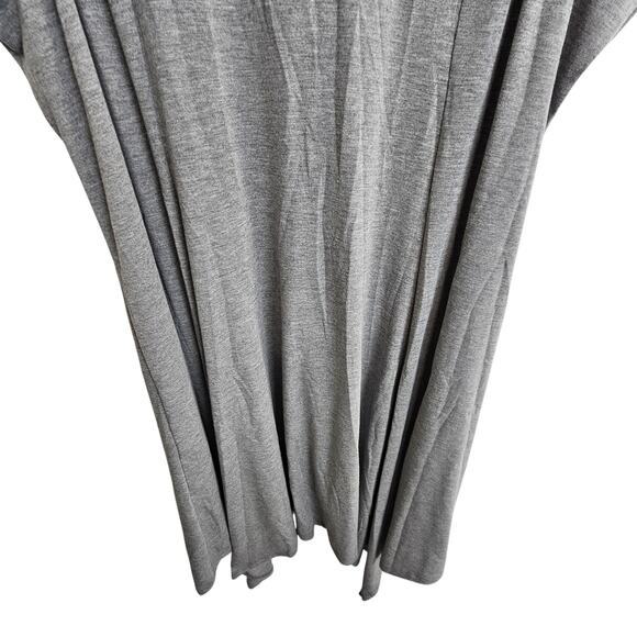 Torrid Dress Knee Length Dress Trapeze Dress Sleeveless Dress 2X Gray Jersey - Picture 3 of 9